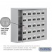 Salsbury Cell Phone Storage Locker - with Front Access Panel - 5 Door High Unit (8 Inch Deep Compartments) - 25 A Doors (24 usable) - steel - Surface Mounted - Resettable Combination Locks